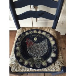 Rug Hooking Pattern, Primitive Hooked Rug Pattern, Original design by Winter Cottage Studio, Full size pattern WinterCottageStudio
